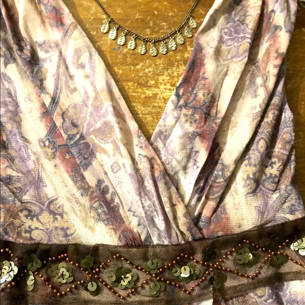 Bohemian Tank with sequins